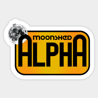 Moonshed Alpha Sticker